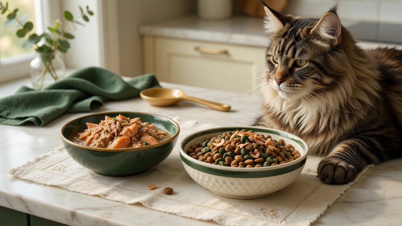 Premium nutrition for large Maine Coon cats